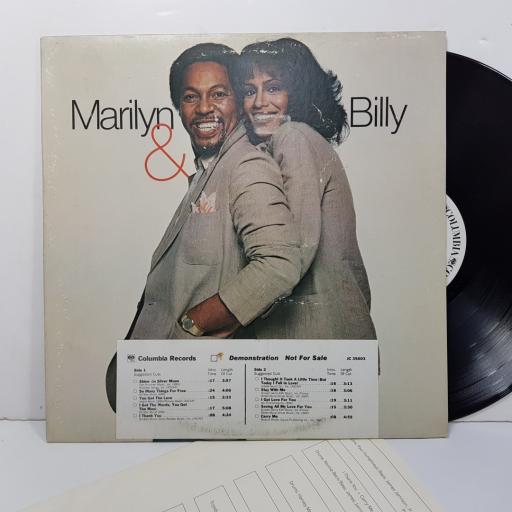 MARILYN MCCOO AND BILLY DAVIS JR. - marilyn and billy. JC35603, 12"LP