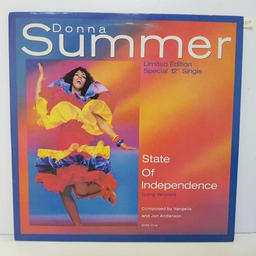 DONNA SUMMER - state of independence. K79344T, 12"LP