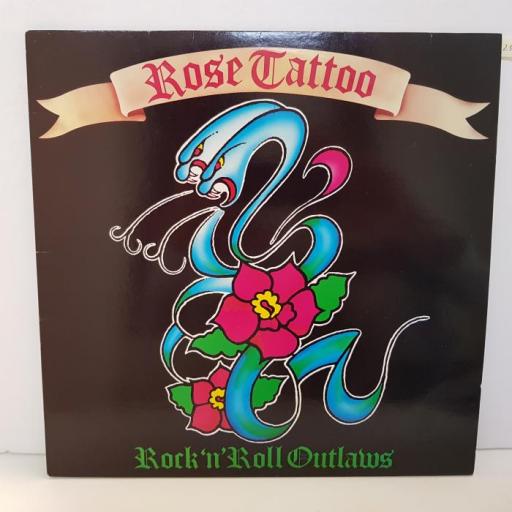 ROSE TATTOO - rock 'n' roll outlaws. CAL125, 12"LP