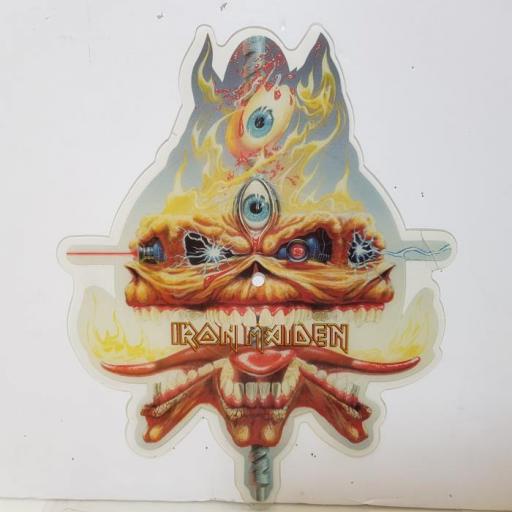 IRON MAIDEN - the clairvoyant, the prisoner. SHAPED PICTURE DISC. EMP79, 7" SINGLE