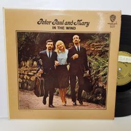 PETER PAUL AND MARY - in the wind W1507 0000 12" LP.