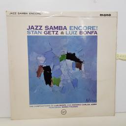 STAN GETZ & LUIZ BONFA - jazz samba encore VLP 9038 000 12" LP. MONO