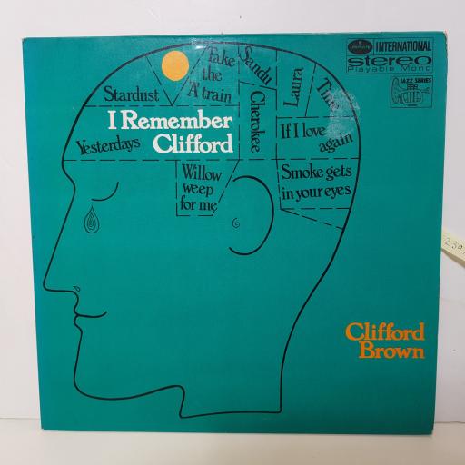 CLIFFORD BROWN - I remember clifford SMWL 21021 12" LP.