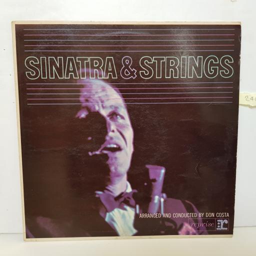 FRANK SINATRA - sinatra & strings R1004 0000 12" LP.