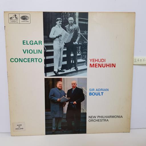 ELGAR NEW PHILHARMONIC ORCHESTRA - violin concerto ASD 2259 000 12" LP.