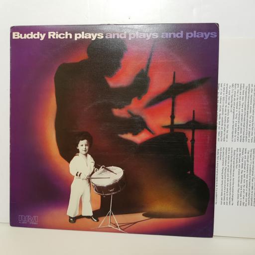 BUDDY RICH - plays and plays PL 12273 000 12" LP.