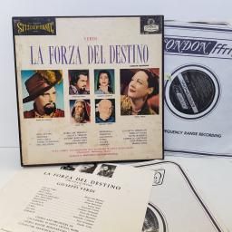 Giuseppe Verdi ‎– La Forza Del Destino Complete Recording, Label: London Records ‎– OSA1405. 4 × Vinyl, LP, Album, Stereo UK. 12" vinyl LP