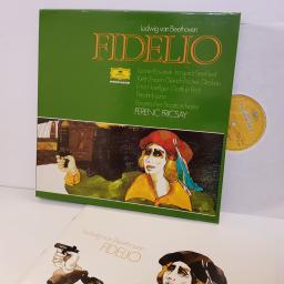 LUDWIG VAN BEETHOVEN Fidelio BAYERISCHES STAATSORCHESTER Ferenc Fricsay 2705037. 2 X 12" vinyl LP
