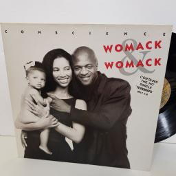 WOMACK & WOMACK conscience BRLP519 12" vinyl LP