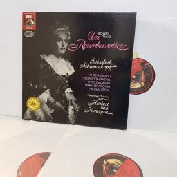 STRAUSS DER ROSENKAVALIER Elisabeth Schwarzkopf HERBERT VON KARAJAN. DMM 3 x lp box 7493541. 12" vinyl LP