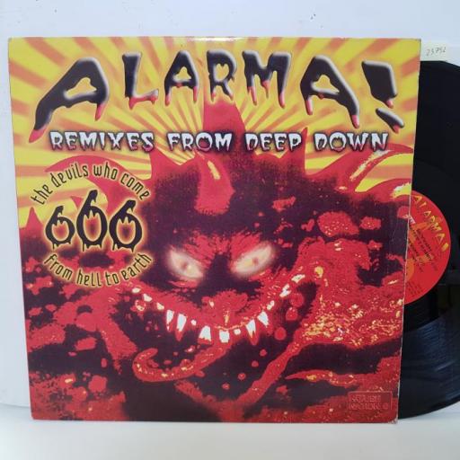 666 - alarma! remixes from deep down. DIY0698, 12" SINGLE