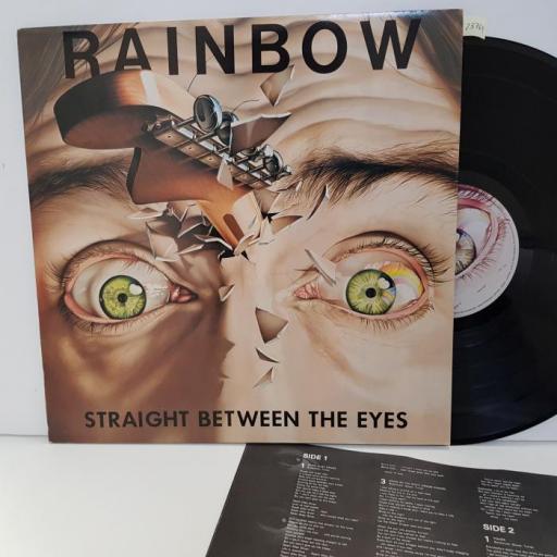 RAINBOW - straight between the eyes. POLD5056, 12"LP