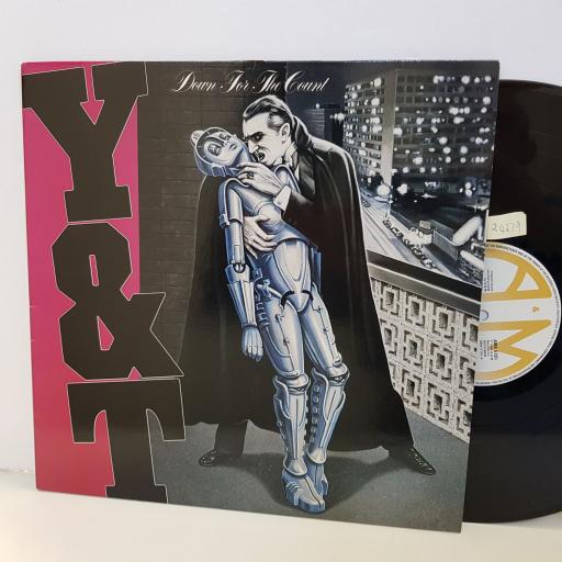 Y & T . down for the count. AMA5101. 12" vinyl LP