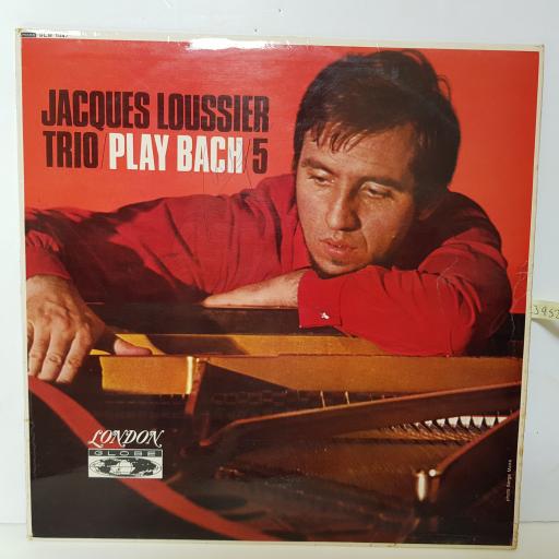 JACQUES LOUSSIER TRIO - play bach 5. GLB 1047 000 12"LP
