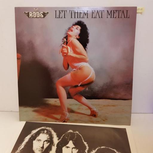 THE RODS - let them eat metal. MFN29, 12"LP