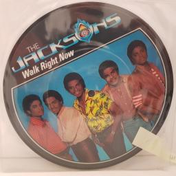 THE JACKSONS your ways. walk right now. 7"picture disc VINYL. EPC111294