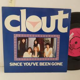 CLOUT since you've been gone. don't stop. 7 inch vinyl. CAR101