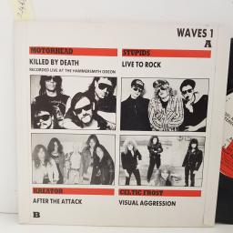 Sounds Waves. MOTORHEAD killed by death. STUPIDS live to rock. KREATOR after the attack. CELTIC FROST visual aggression 7" VINYL EP. waves1