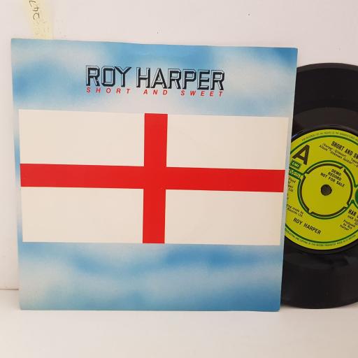 ROY HARPER short and sweet. water sports. unknown soldier. 7 inch vinyl. HAR5207