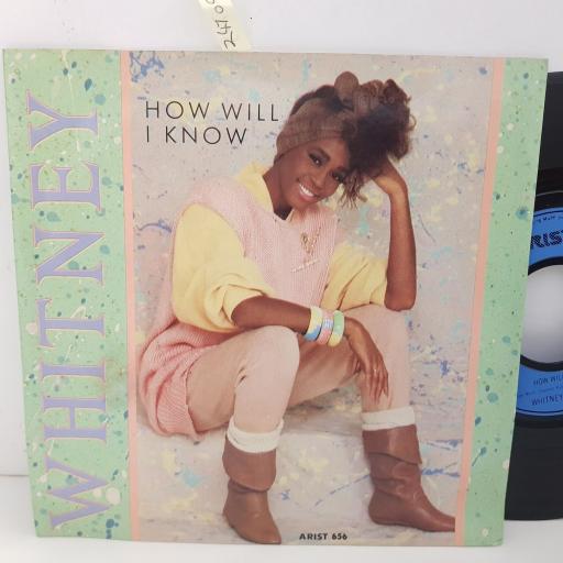 WHITNEY HOUSTON how will I know. someone for me. 7" VINYL. ARTIST656