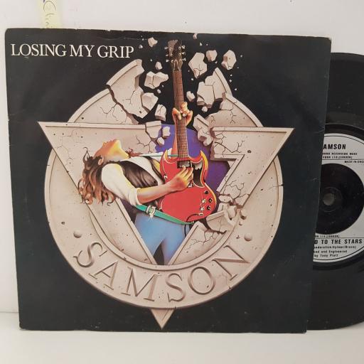 SAMSON losing my grip. pyramid to the stars. 7" VINYL. POSP471