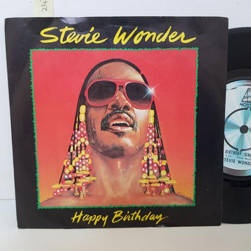 STEVIE WONDER happy birthday. 7 inch vinyl. TMG1235