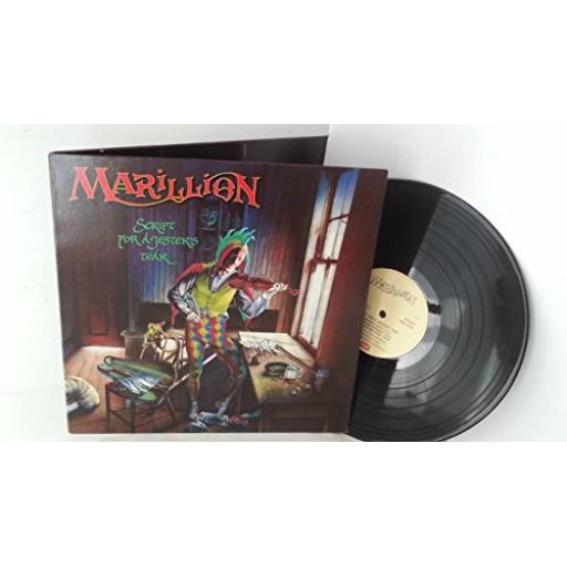 MARILLION script for a jester's tear, gatefold, EMC 3429