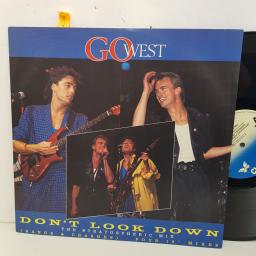 GO WEST don't look down. 4 track 12" vinyl SINGLE. GOWX3