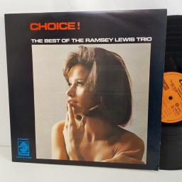 THE RAMSEY LEWIS TRIO Choice! the very best of. 12" vinyl LP. PARS235