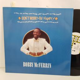 BOBBY McFERRIN don't worry be happy. 12" vinyl 3 track SINGLE. 12MT56