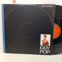 IGGY POP isolation 3 track 12" vinyl SINGLE. AMY397