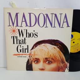 MADONNA who's that girl, extended version. 12" vinyl SINGLE. W8341T