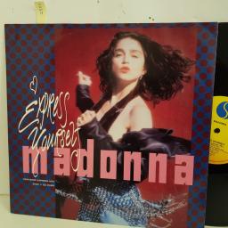 MADONNA Express yourself, non-stop express mix. 12" vinyl SINGLE. W2948T