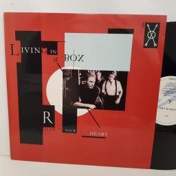LIVING IN A BOX room in your heart, mistaken identity, when push comes to shove. VINYL 12 inch single. LIBX7