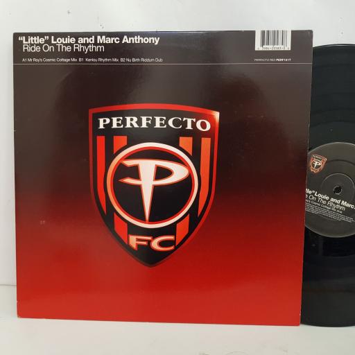 LITTLE LOUIE and MARC ANTHONY ride on the rhythm. VINYL 12 inch single. PERF151T
