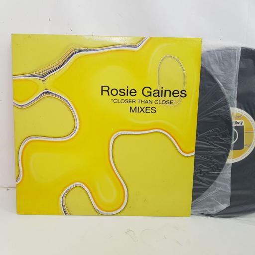 ROSIE GAINES closer than close 7 mixes. Vinyl 2 X 12 inch single. 12BBANG1X