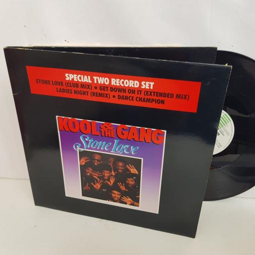 KOOL & THE GANG stone love special two record set. VINYL 12 inch single. JABXD