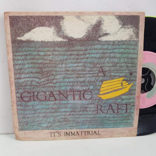 IT'S IMMATERIAL A gigantic raft, The mermaid. 7 inch single vinyl. JF4