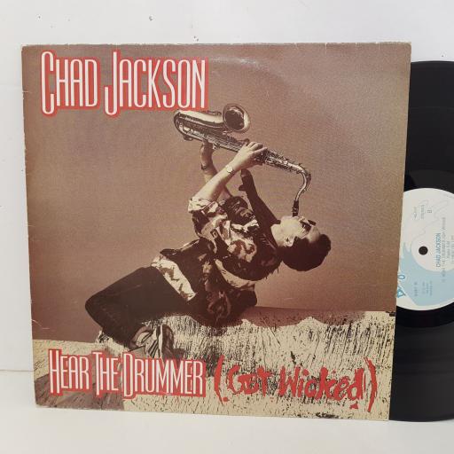 CHAD JACKSON hear the drummer get wicked. 3 track 12" vinyl SINGLE. BWRT36