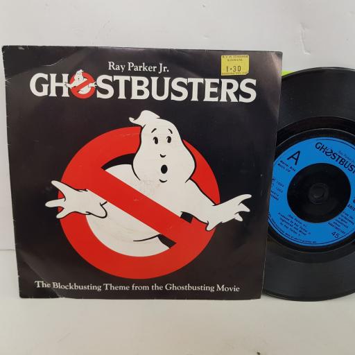 RAY PARKER JR. Ghostbusters, Ghostbusters ,instrumental version ,. 7 inch single vinyl. ARIST580