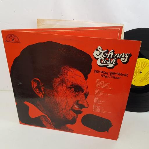 JOHNNY CASH THE MAN THE WORLD HIS MUSIC. 2 X 12" vinyl LP. 6641008