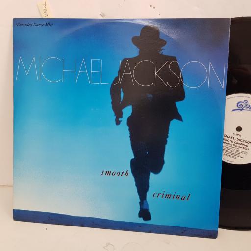 MICHAEL JACKSON smooth criminal , extended dance mix. 3 track 12" vinyl SINGLE. 6530268