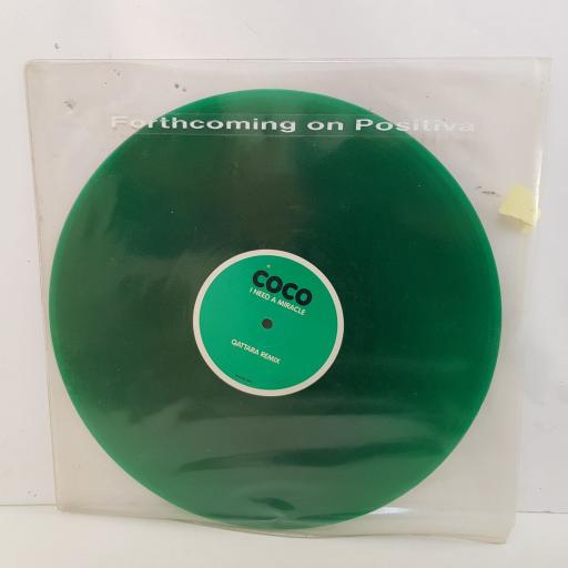 COCO I need a miracle QATTARA REMIX. GREEN VINYL 12" vinyl single 12COCODJ