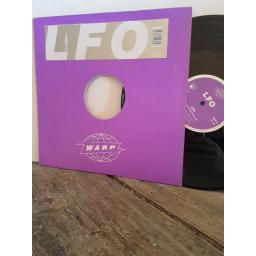 LFO warp THE LEEDS WAREHOOUSE MIX. 12” VINYL SINGLE. WAP5