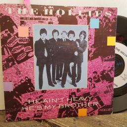 THE HOLLIES he ain't heavy he's my brother. carrie. 7" vinyl SINGLE. EM74