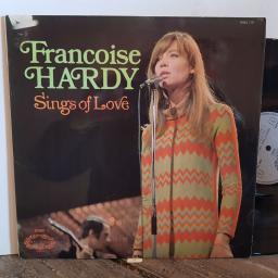 FRANCOISE HARDY sings about love. VINYL 12" LP. HMA219