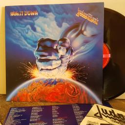 JUDAS PRIEST ram it down. VINYL 12" LP. CBS461108