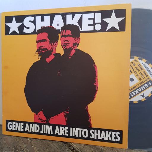 Gene and Jim are into shakes. SHAKE! 12” VINYL SINGLE. RTT216