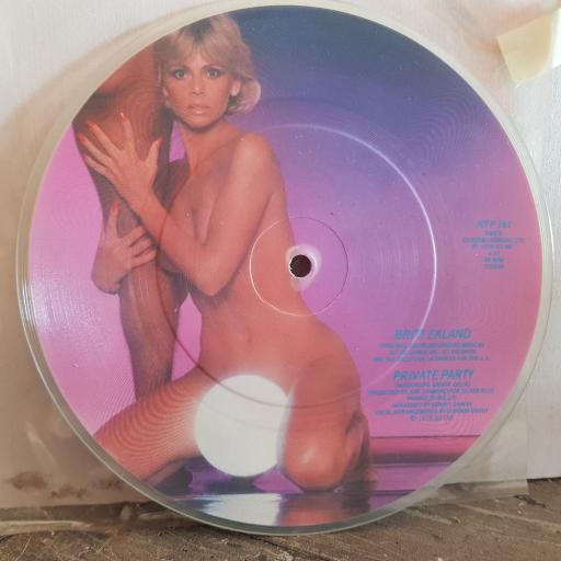 BRIT EKLAND do it to me, once more with feeing. private party. 7" vinyl PICTURE DISC SINGLE. JET P 162