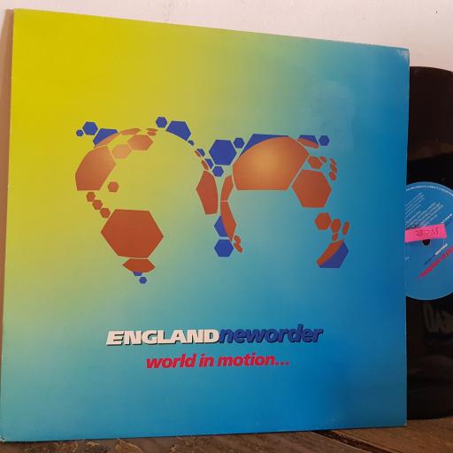 NEW ORDER England world in motion. 12" VINYL SINGLE. FAC293